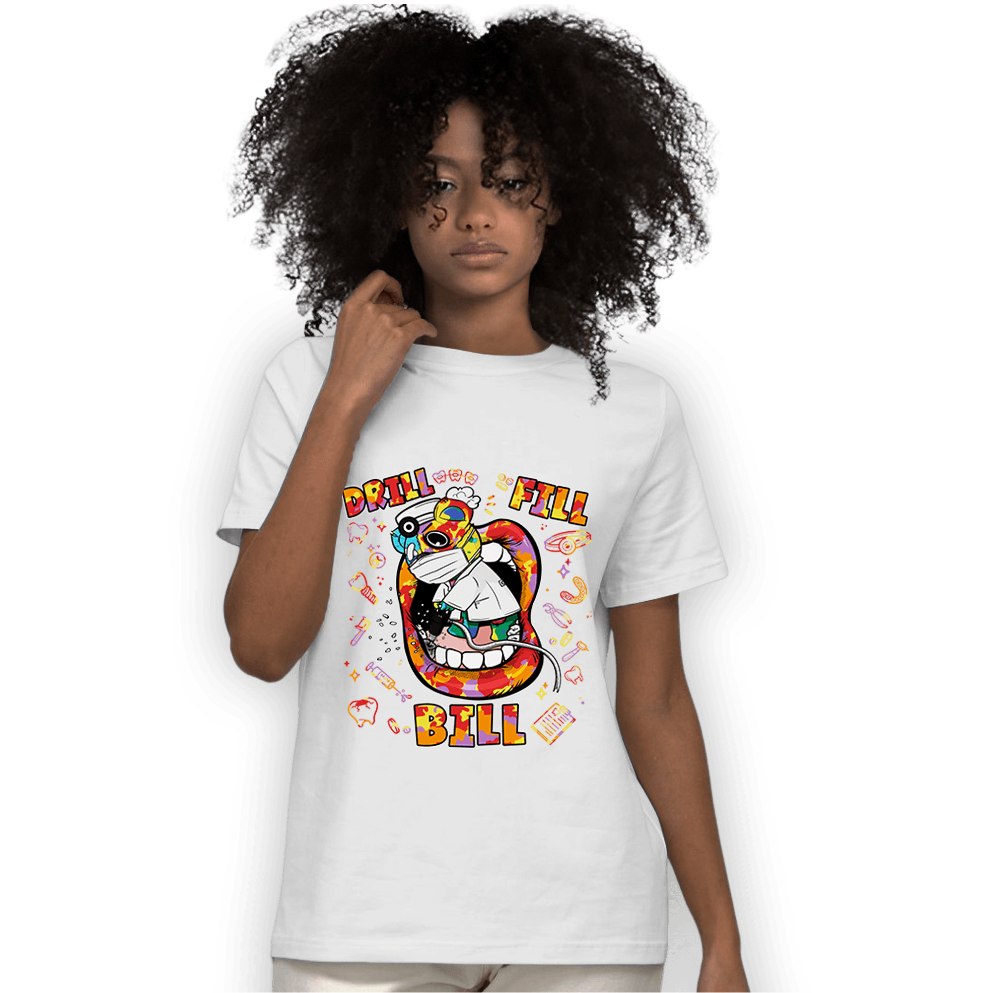 Mid GS Six Championships 1s T Shirt Match BER The Dentist - NastyJamz