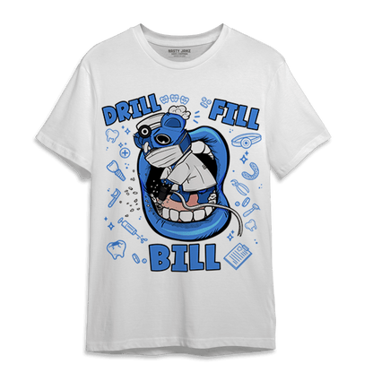 University Blue Toe 1s T Shirt Match BER The Dentist - NastyJamz