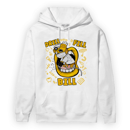 Yellow Ochre 1s Hoodie Match BER The Dentist - NastyJamz