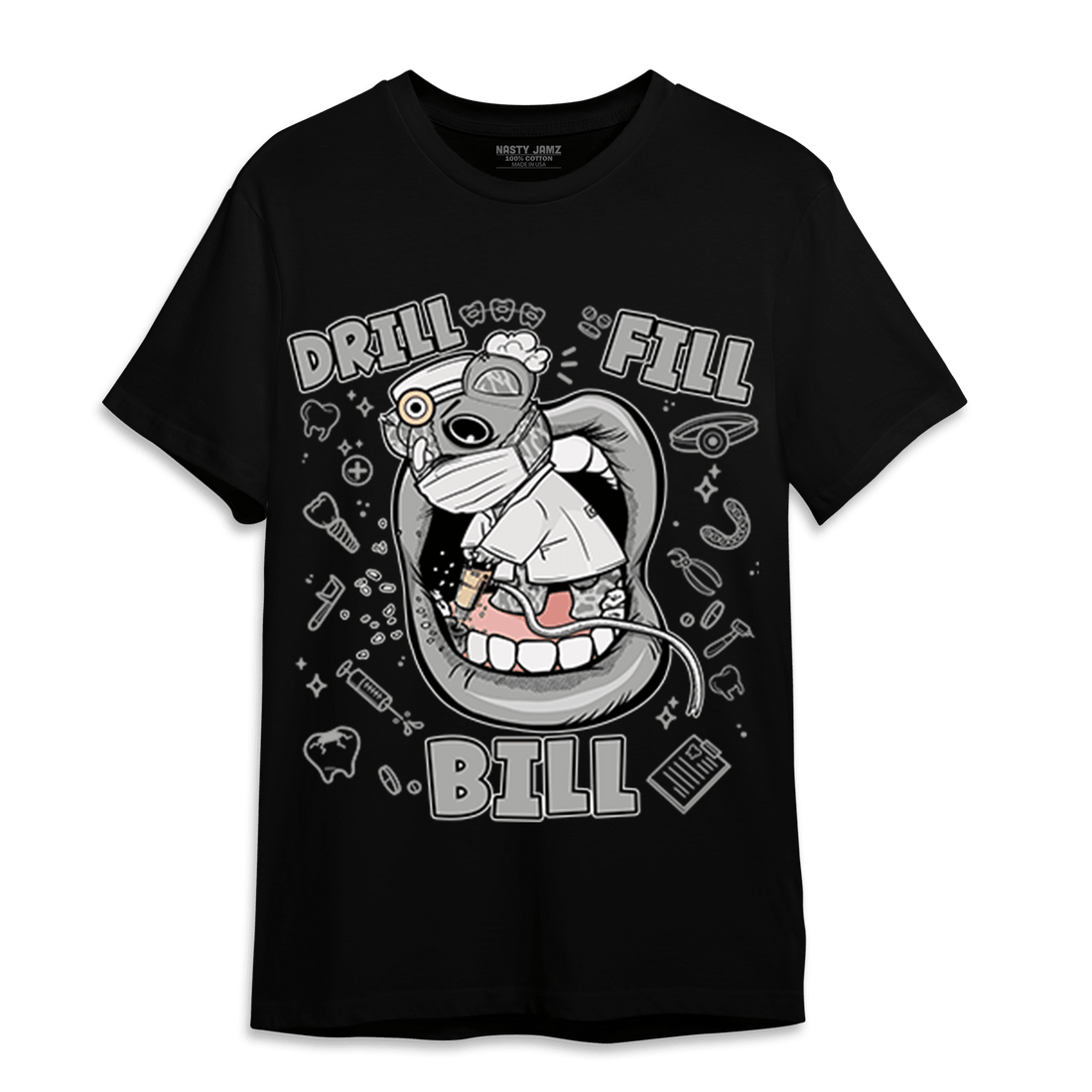 Craft Ivory 3s T Shirt Match BER The Dentist - NastyJamz