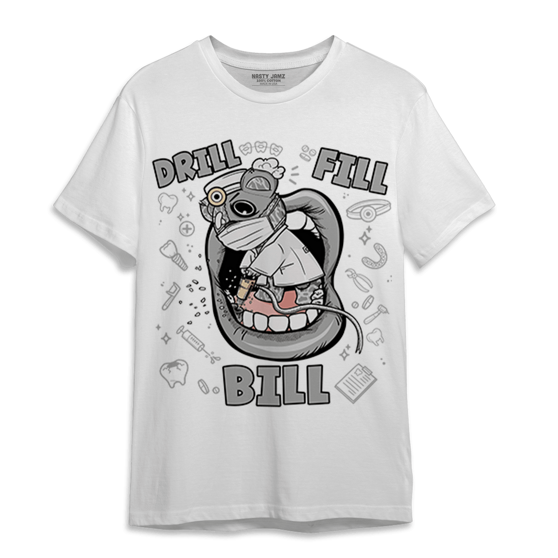Craft Ivory 3s T Shirt Match BER The Dentist - NastyJamz