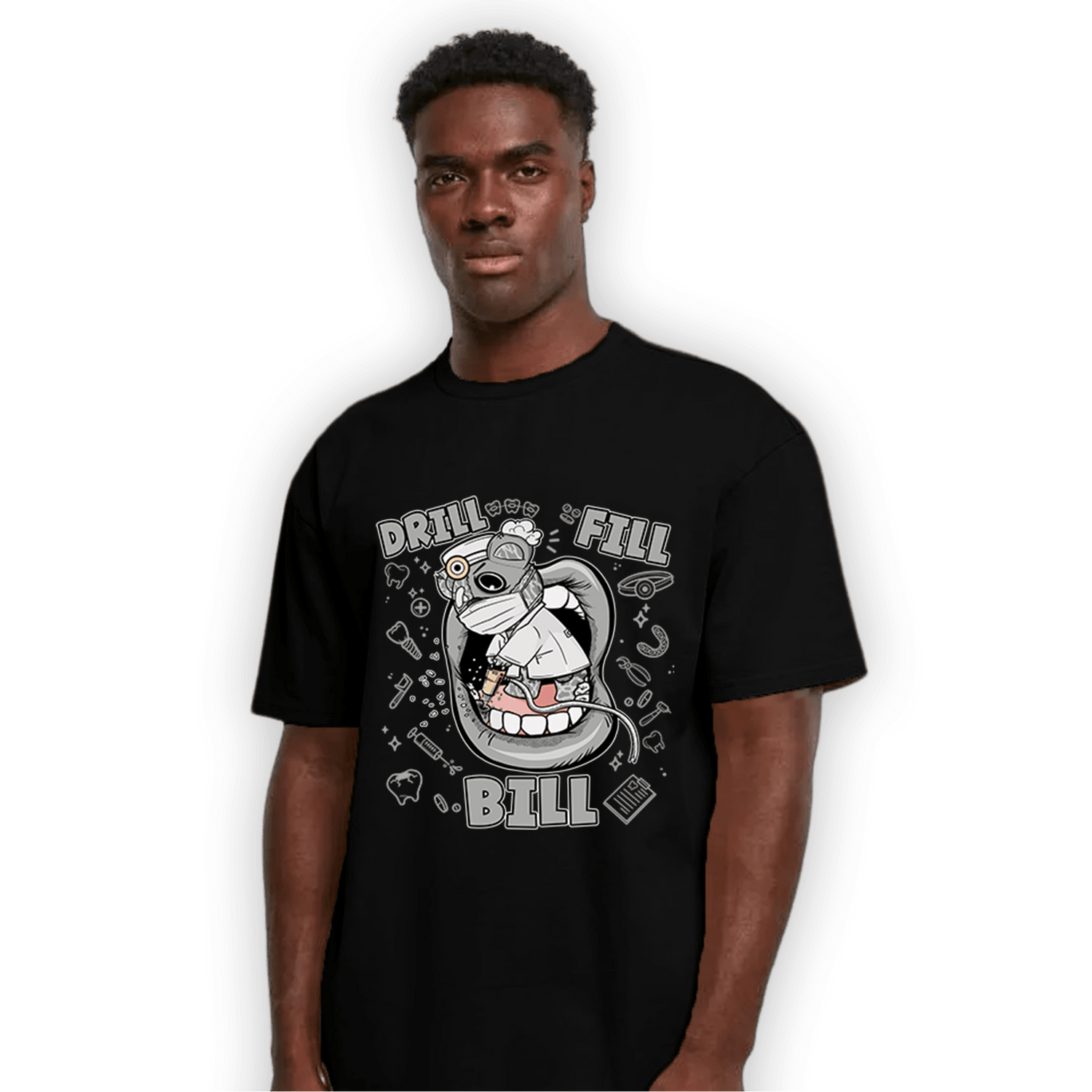 Craft Ivory 3s T Shirt Match BER The Dentist - NastyJamz