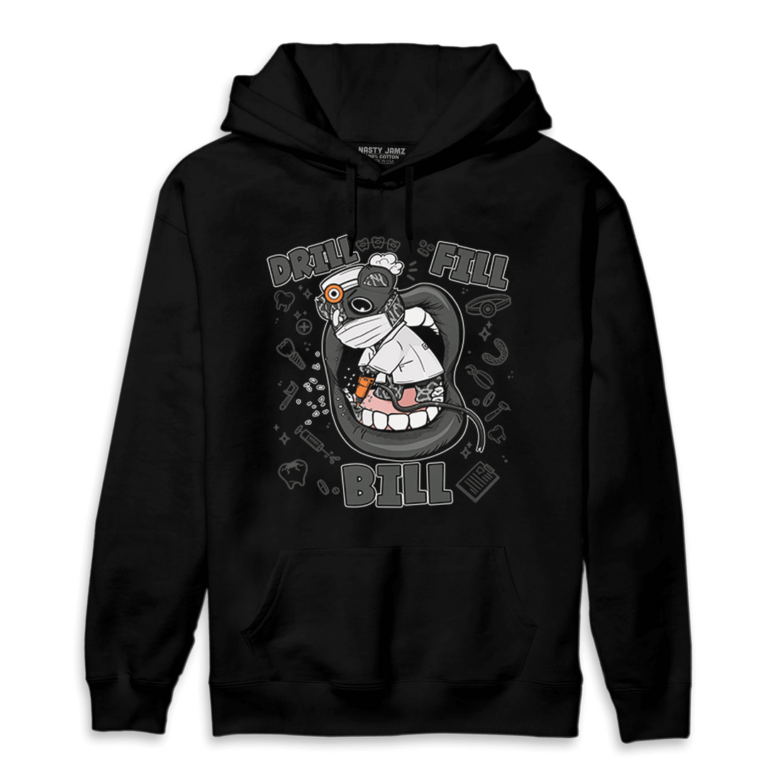 Fear Pack 3s Hoodie Match BER The Dentist - NastyJamz