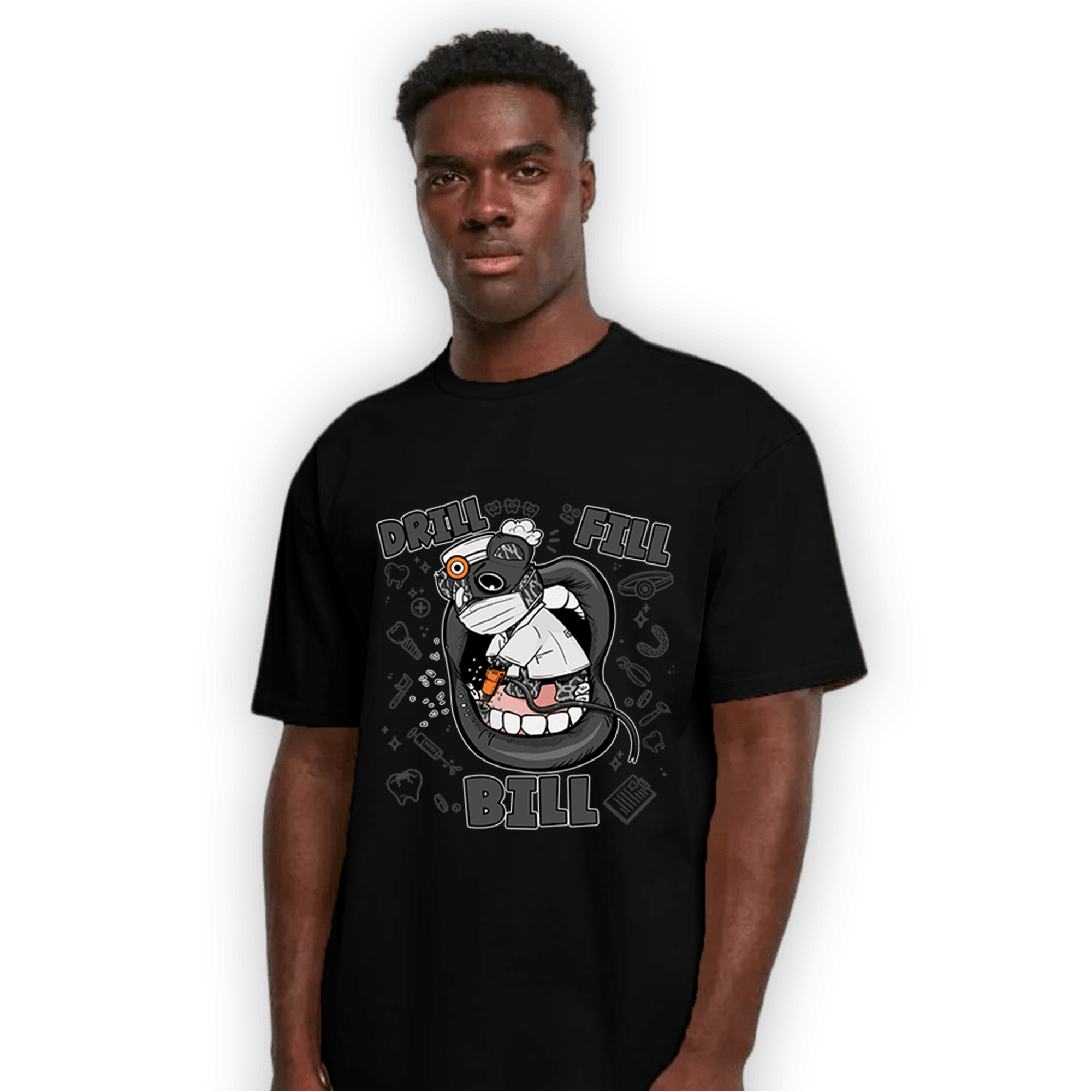 Fear Pack 3s T Shirt Match BER The Dentist - NastyJamz