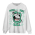 Green Glow 3s Sweatshirt Match BER The Dentist - NastyJamz