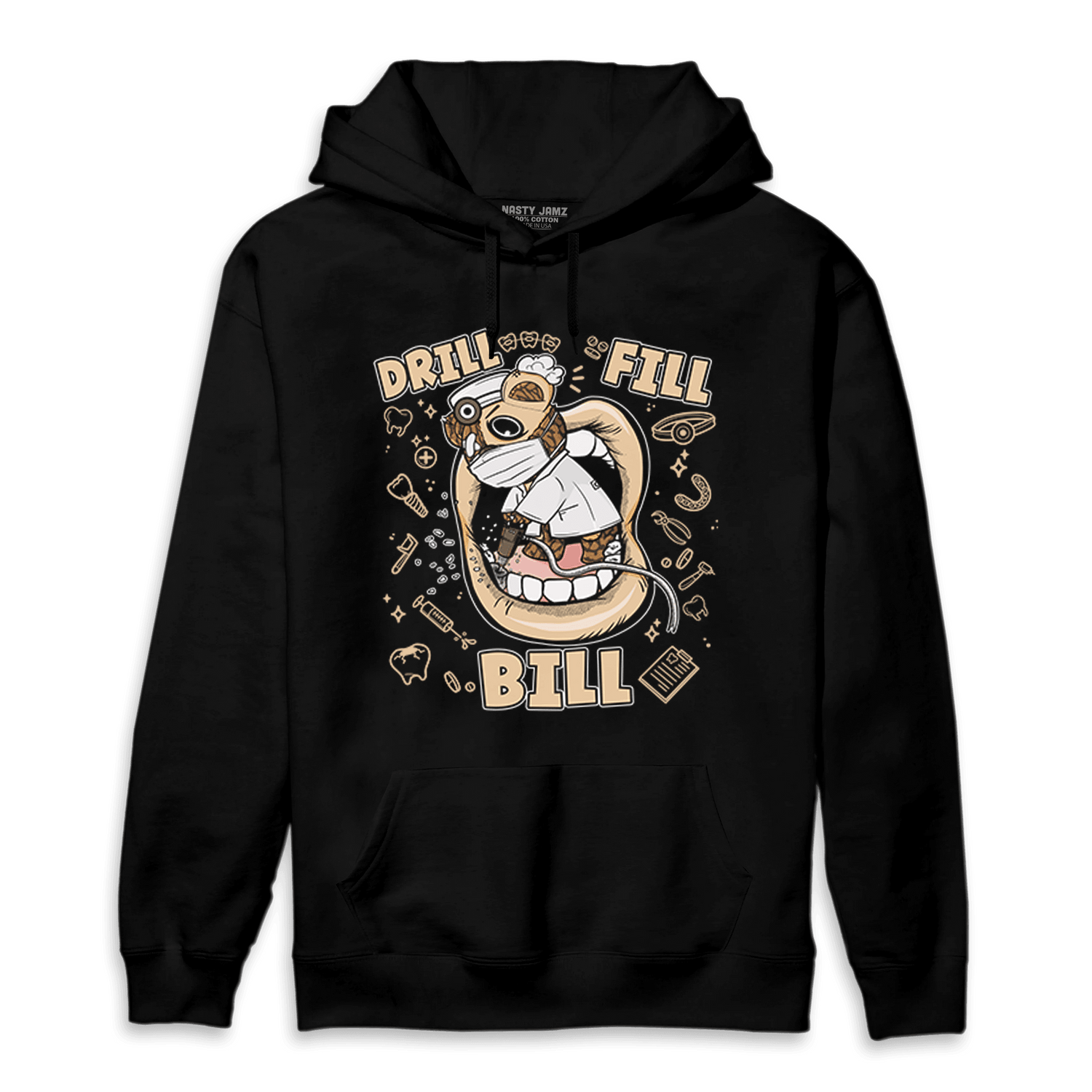Palomino 3s Hoodie Match BER The Dentist - NastyJamz