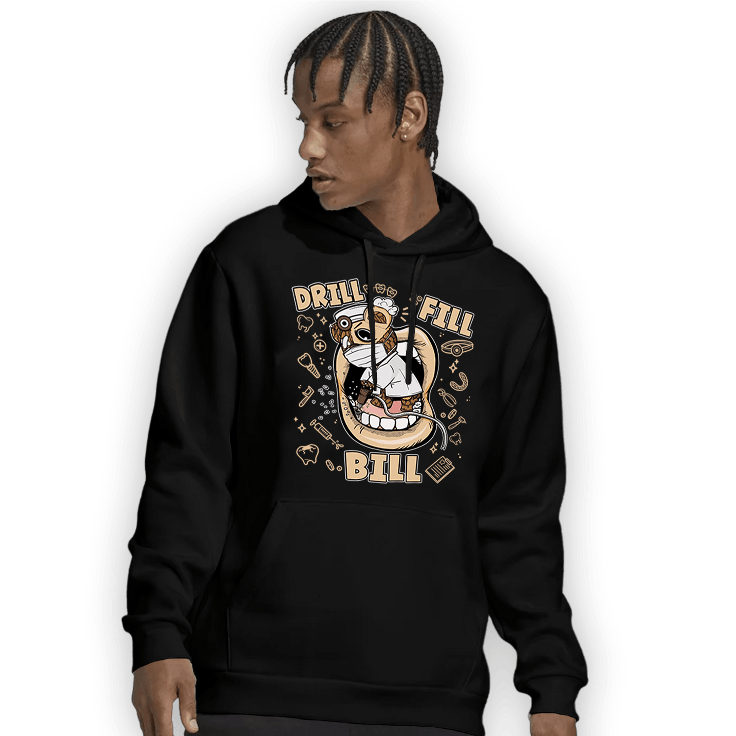 Palomino 3s Hoodie Match BER The Dentist - NastyJamz