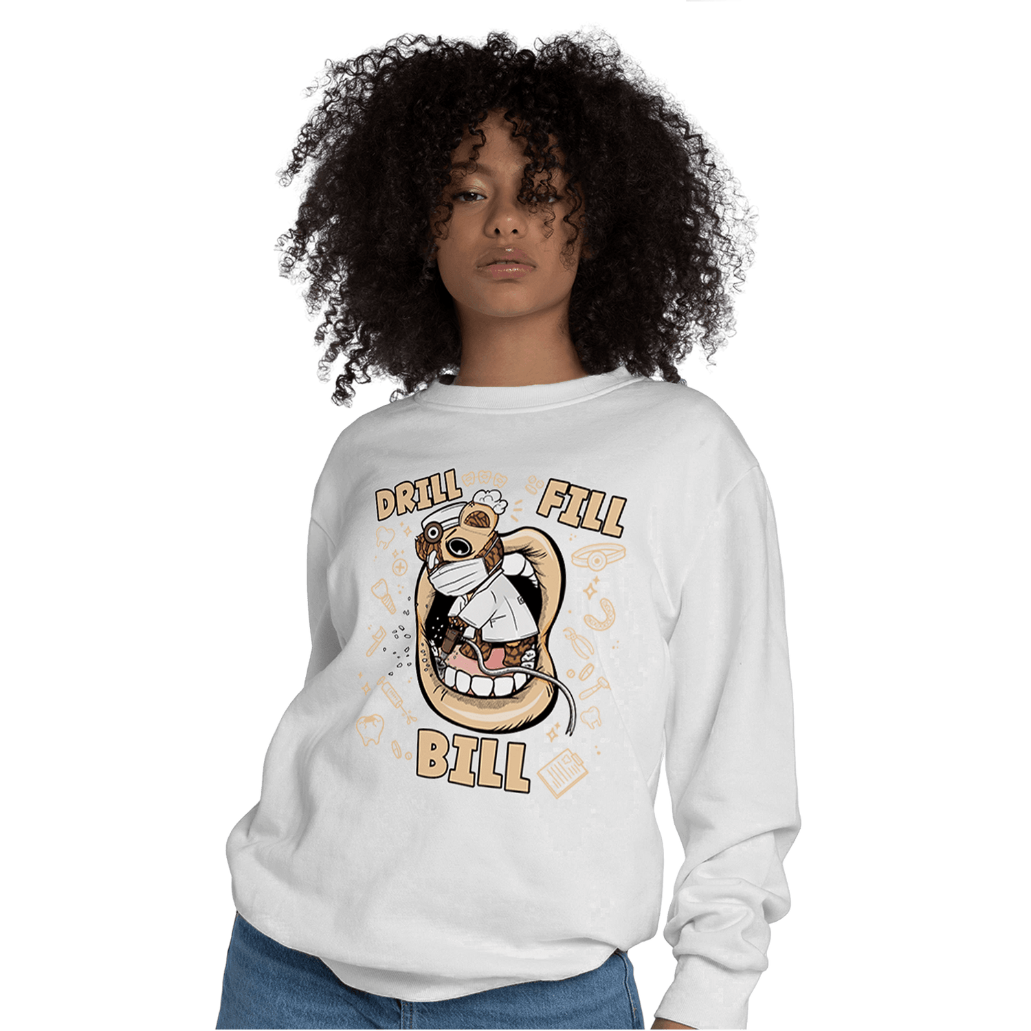 Palomino 3s Sweatshirt Match BER The Dentist - NastyJamz