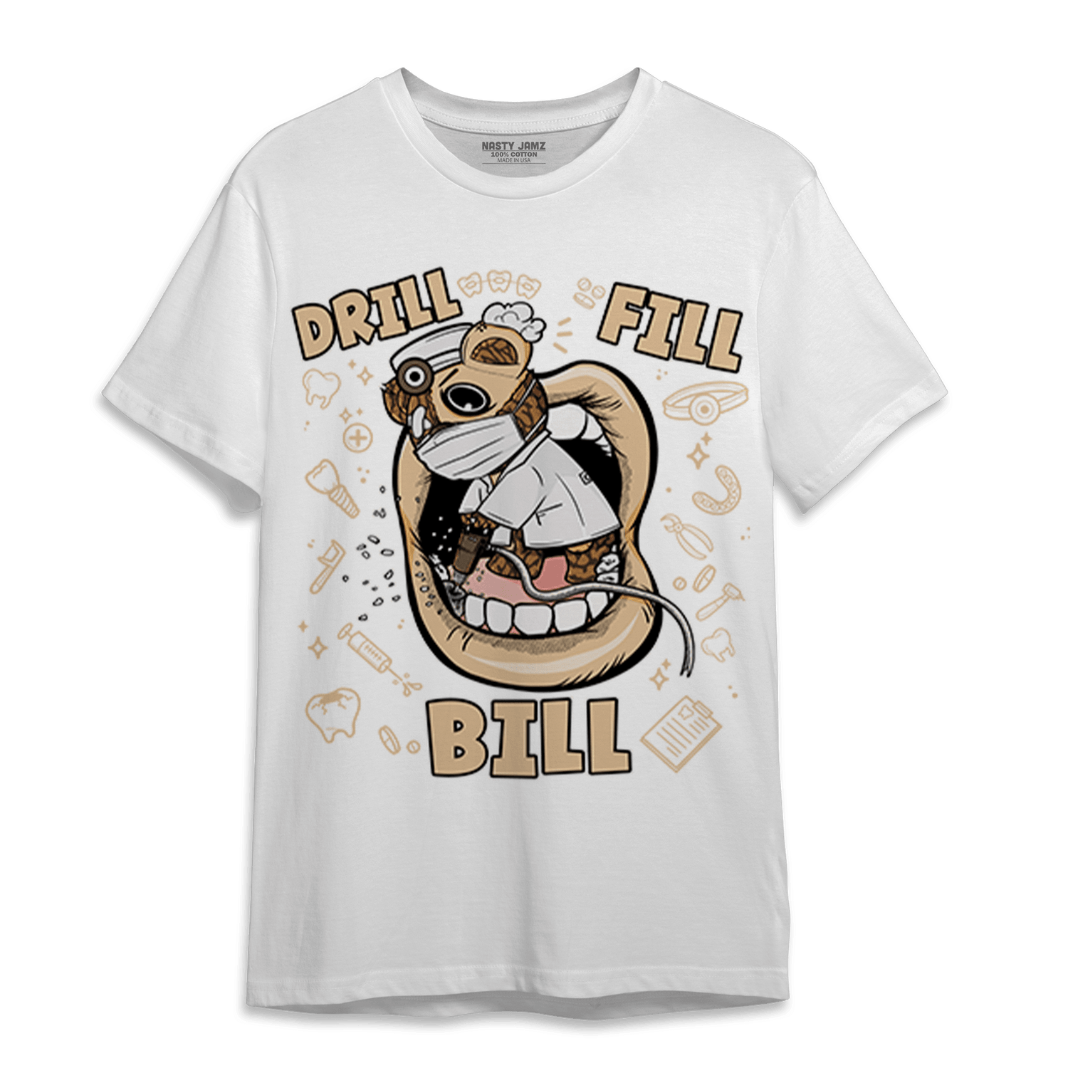 Palomino 3s T Shirt Match BER The Dentist - NastyJamz