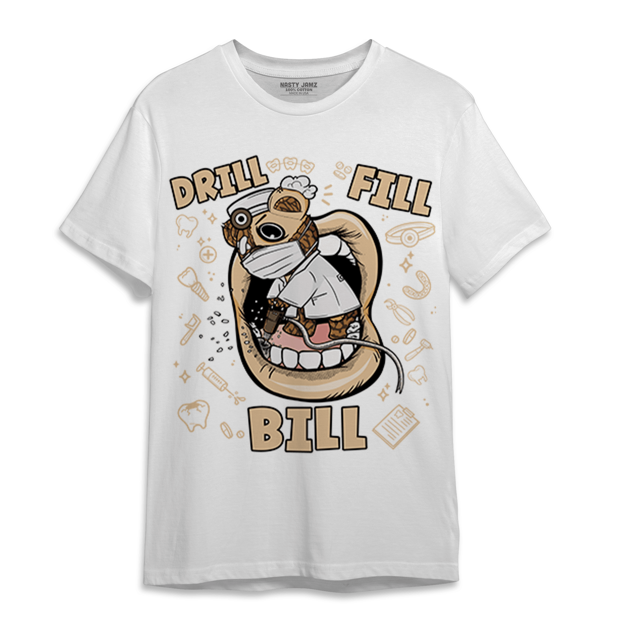 Palomino 3s T Shirt Match BER The Dentist - NastyJamz