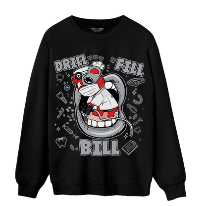 Bred Reimagined 4s Sweatshirt Match BER The Dentist - NastyJamz