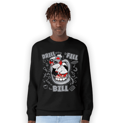 Bred Reimagined 4s Sweatshirt Match BER The Dentist - NastyJamz