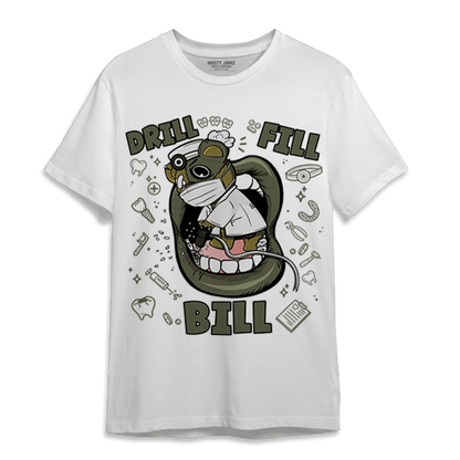 SE Craft Medium Olive 4s T Shirt Match BER The Dentist - NastyJamz