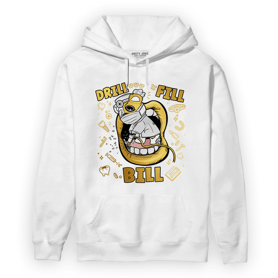 Sail 4s Hoodie Match BER The Dentist - NastyJamz