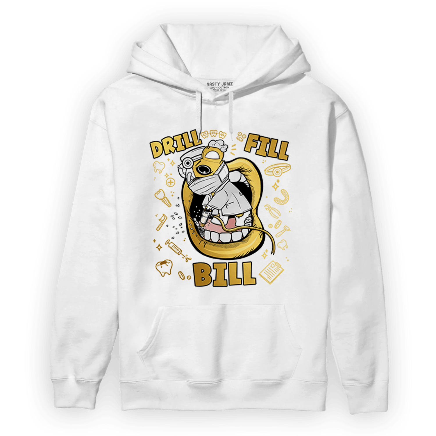 Sail 4s Hoodie Match BER The Dentist - NastyJamz