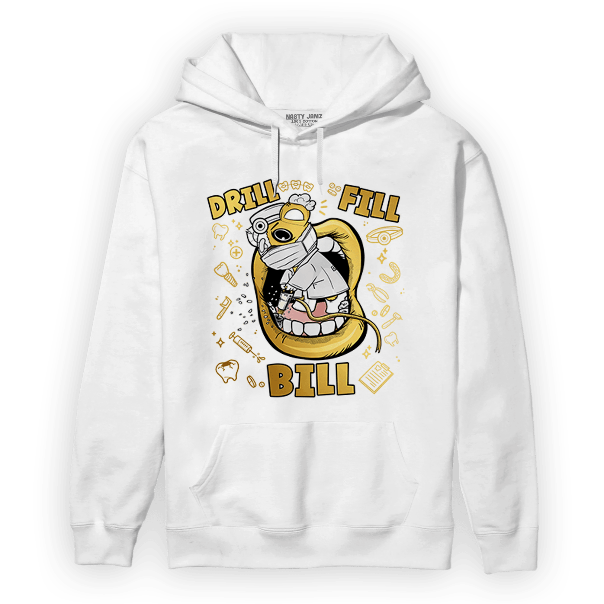 Sail 4s Hoodie Match BER The Dentist - NastyJamz