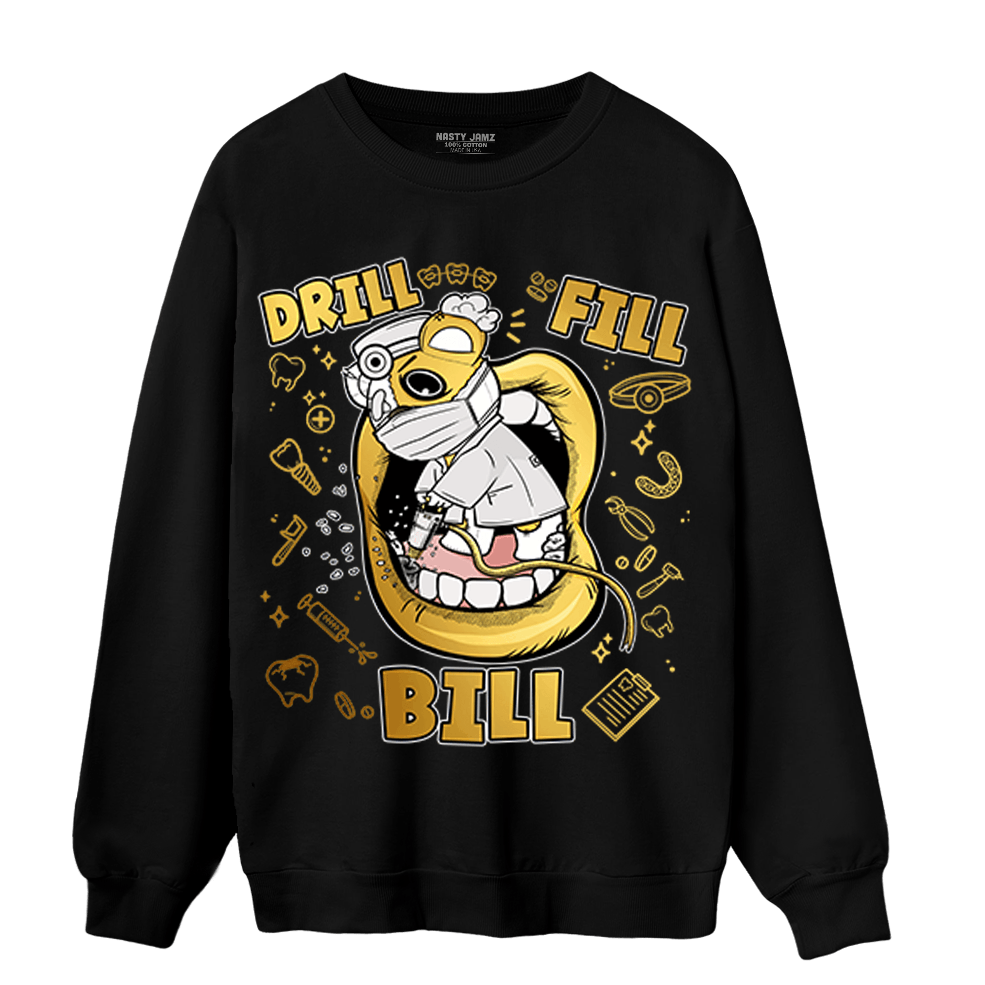 Sail 4s Sweatshirt Match BER The Dentist - NastyJamz