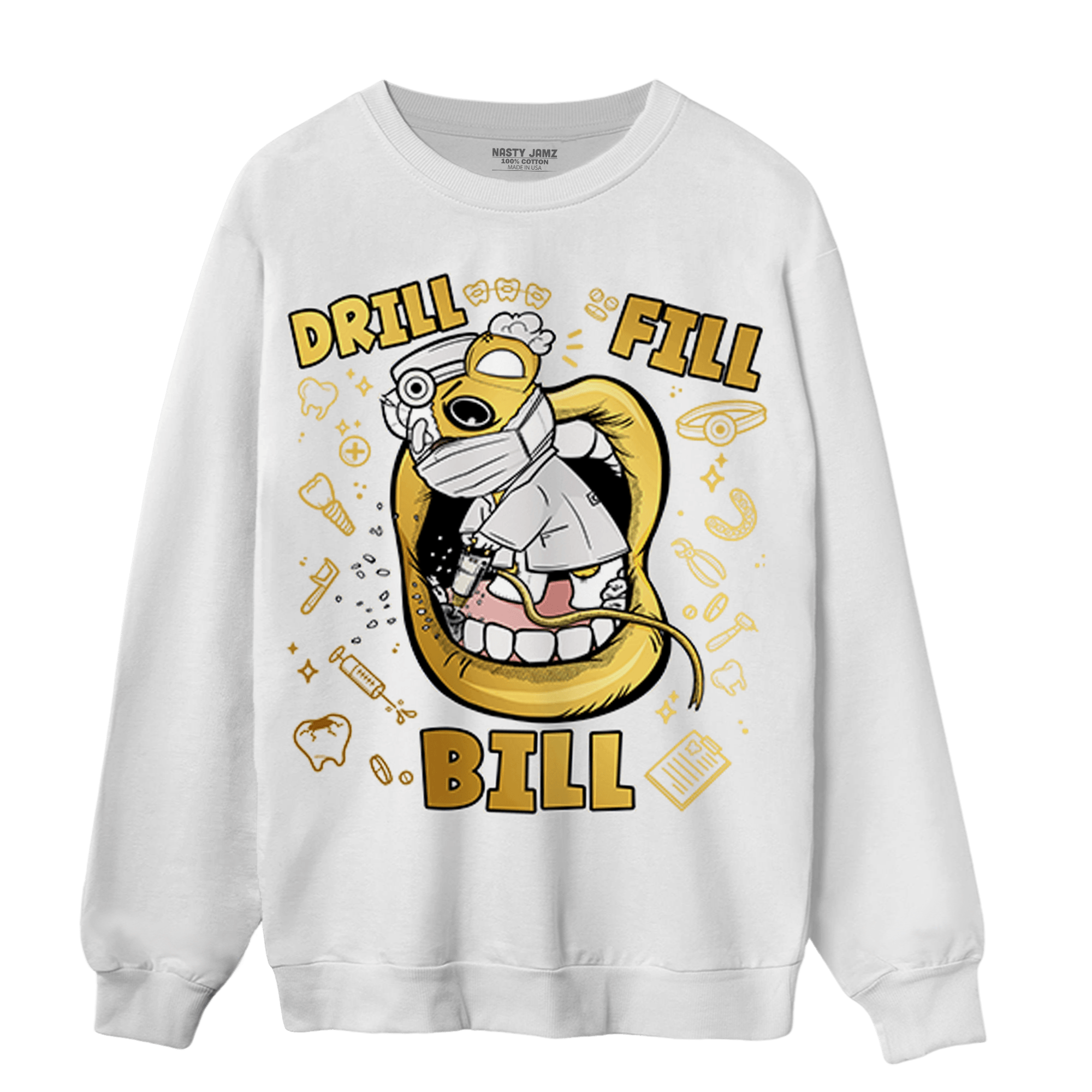 Sail 4s Sweatshirt Match BER The Dentist - NastyJamz