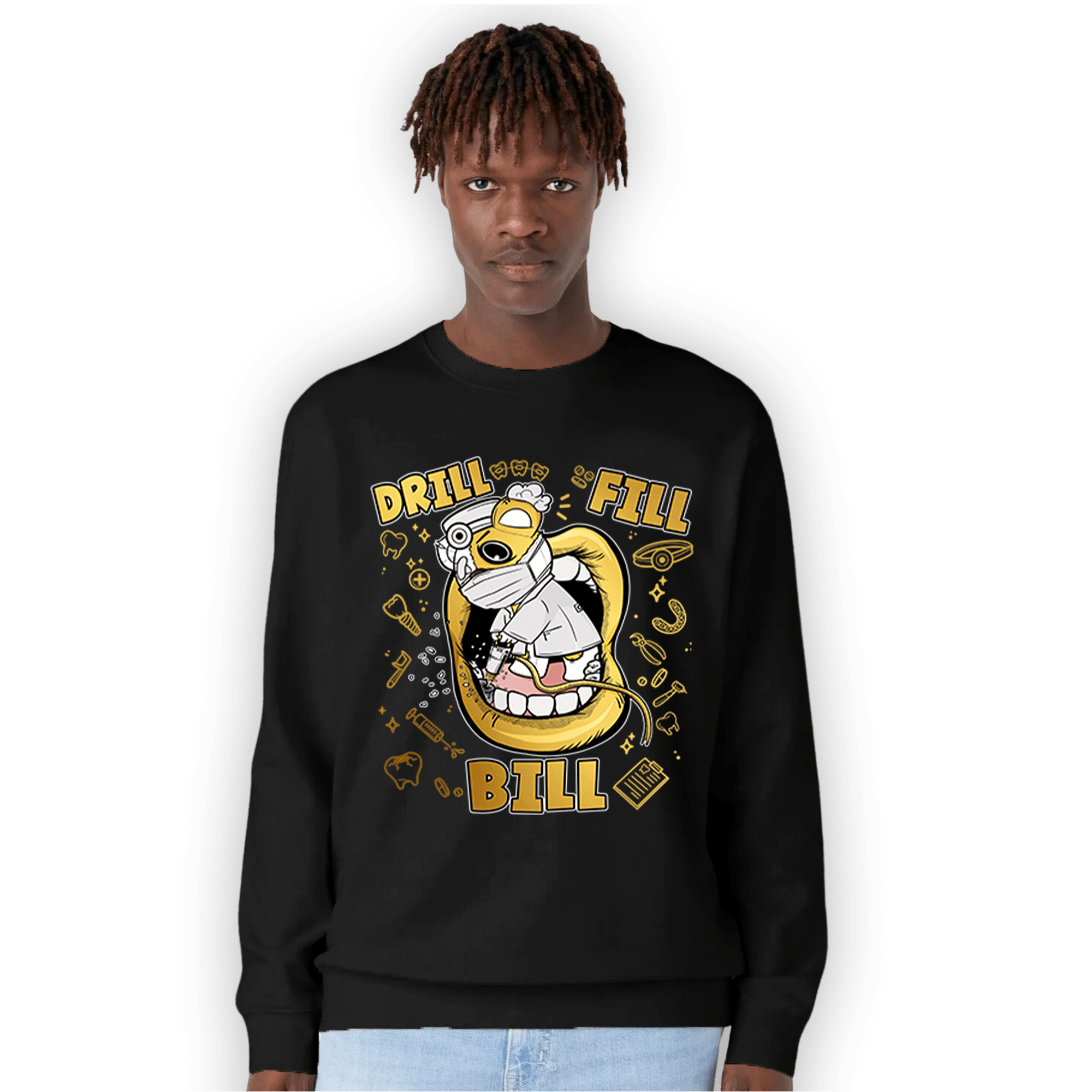 Sail 4s Sweatshirt Match BER The Dentist - NastyJamz