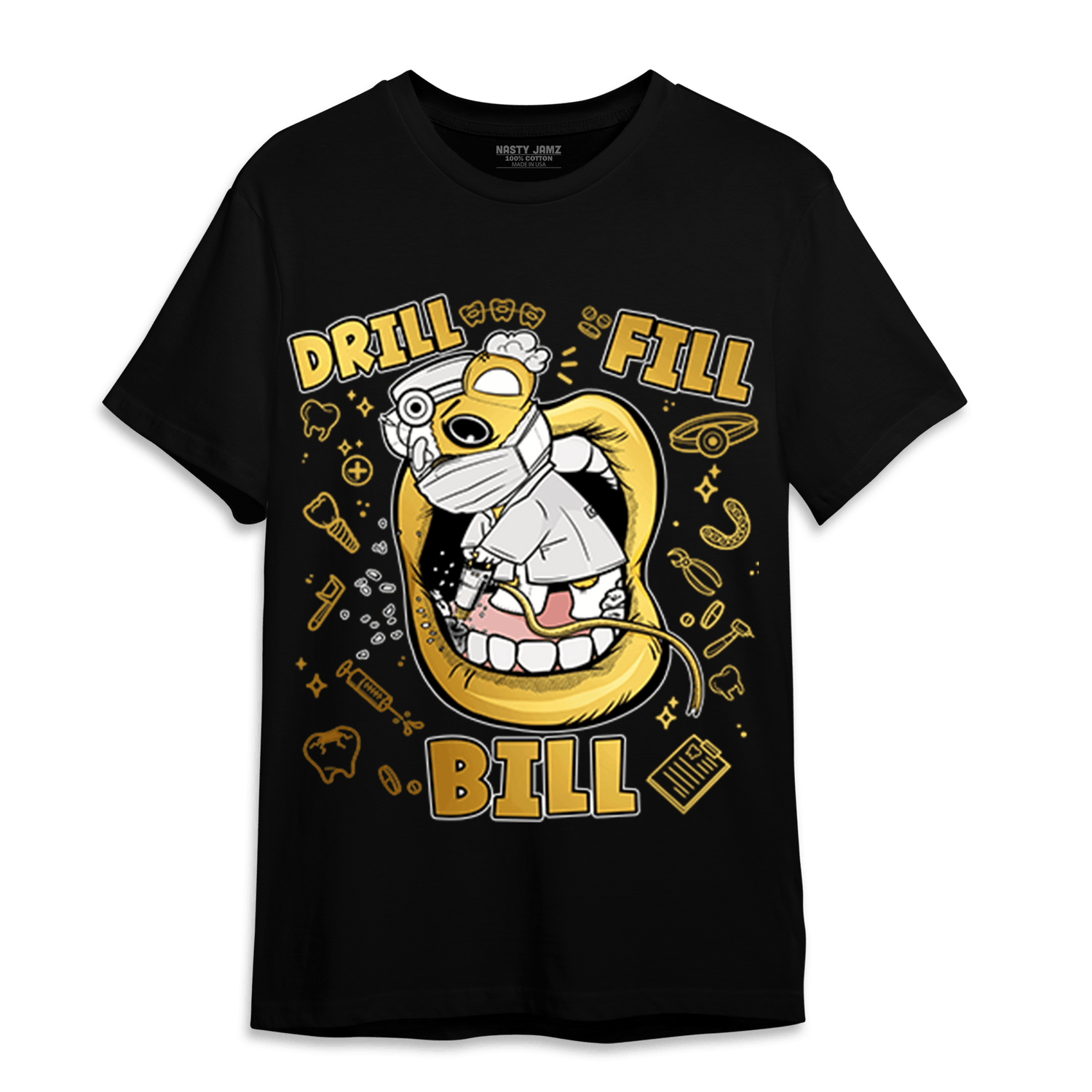 Sail 4s T Shirt Match BER The Dentist - NastyJamz