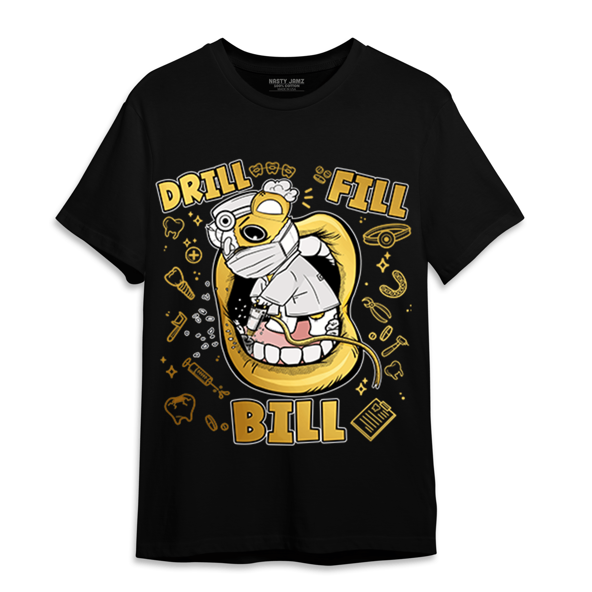 Sail 4s T Shirt Match BER The Dentist - NastyJamz