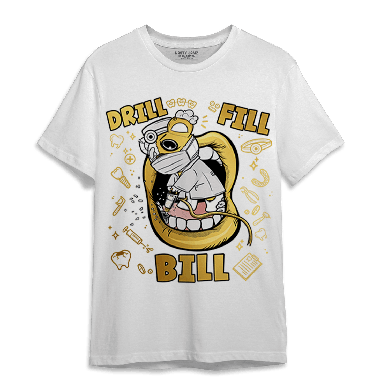 Sail 4s T Shirt Match BER The Dentist - NastyJamz