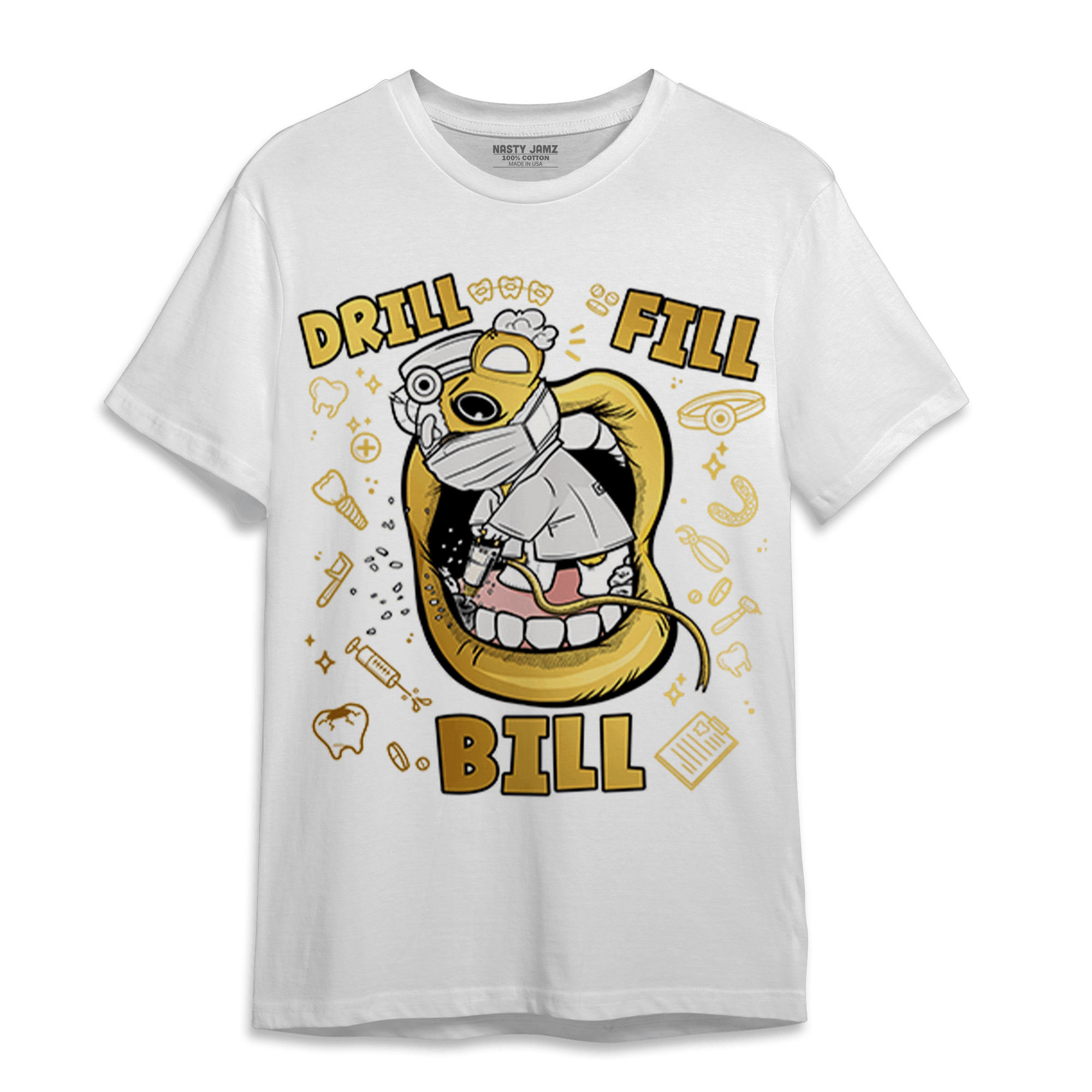 Sail 4s T Shirt Match BER The Dentist - NastyJamz