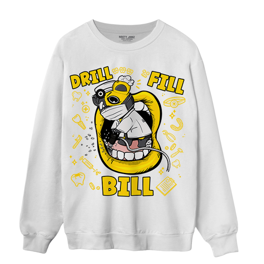 Thunder 4s Sweatshirt Match BER The Dentist - NastyJamz