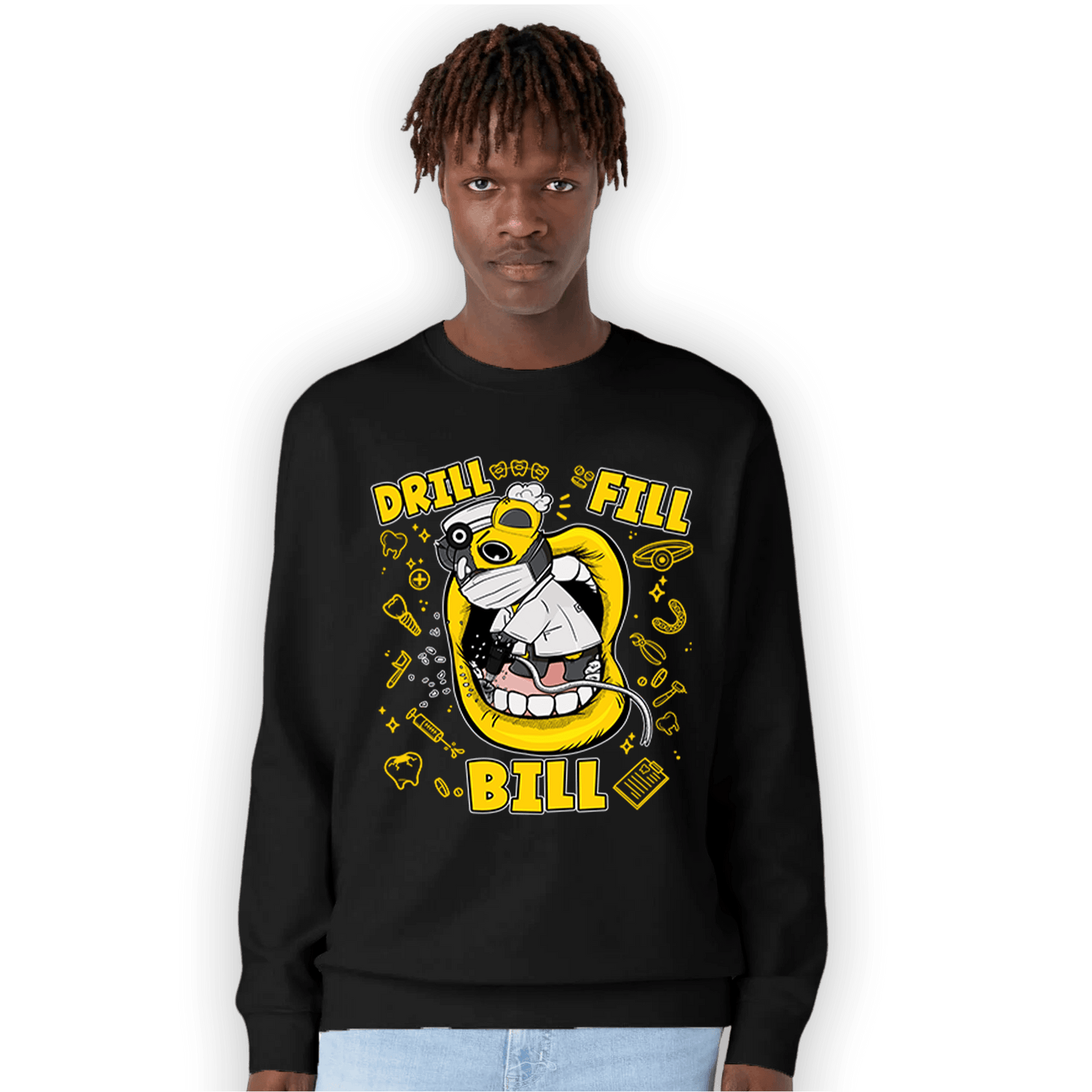 Thunder 4s Sweatshirt Match BER The Dentist - NastyJamz