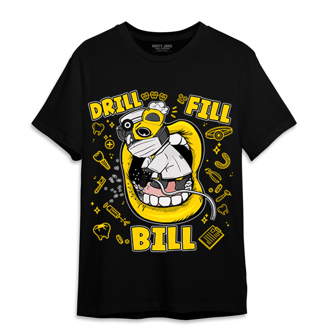 Thunder 4s T Shirt Match BER The Dentist - NastyJamz