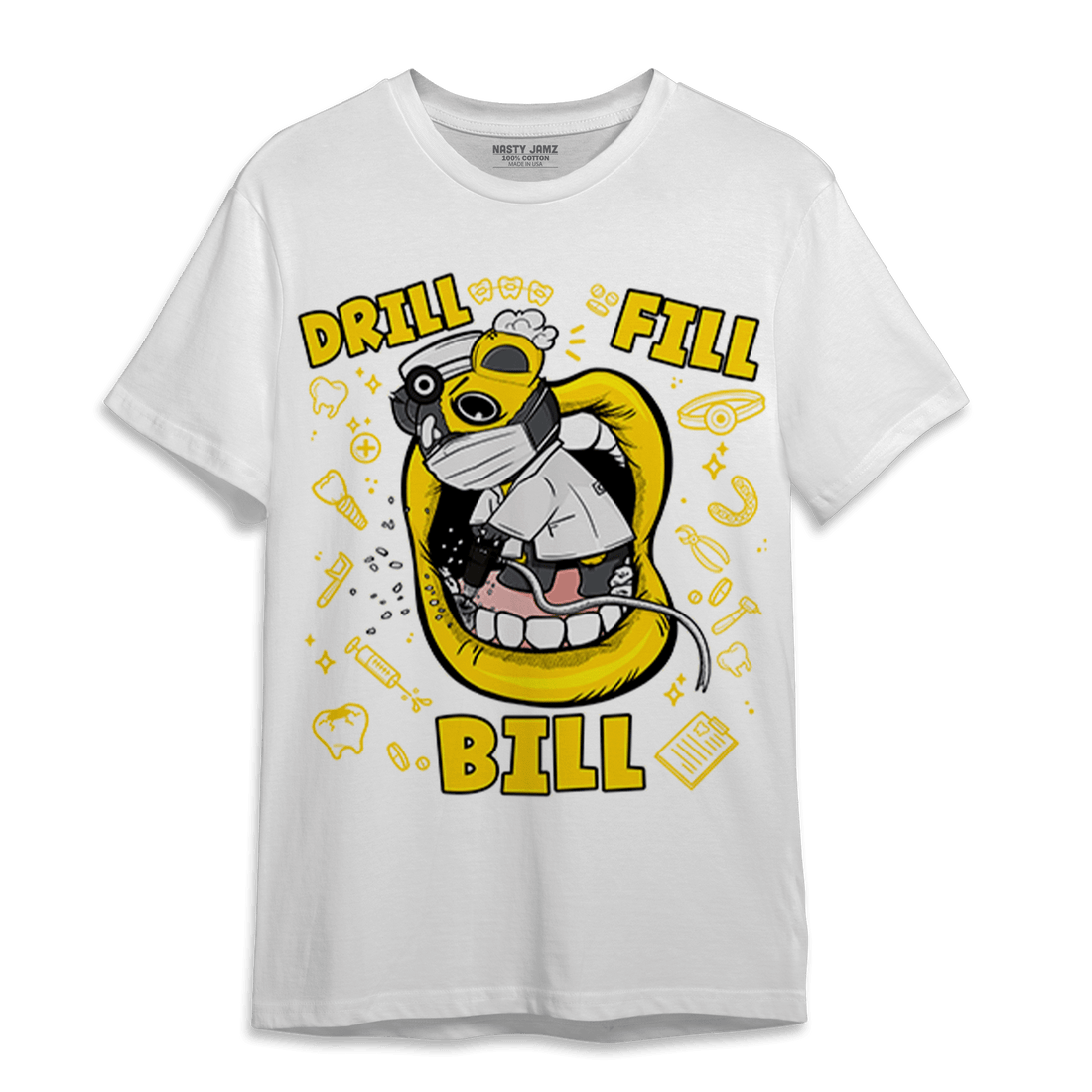 Thunder 4s T Shirt Match BER The Dentist - NastyJamz