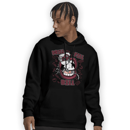 Burgundy 5s Hoodie Match BER The Dentist - NastyJamz