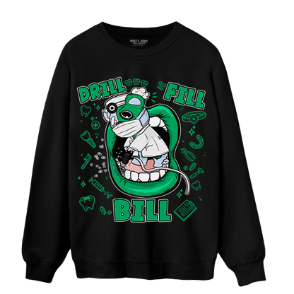 Lucky Green 5s Sweatshirt Match BER The Dentist - NastyJamz