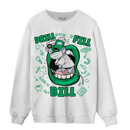 Lucky Green 5s Sweatshirt Match BER The Dentist - NastyJamz