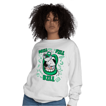 Lucky Green 5s Sweatshirt Match BER The Dentist - NastyJamz