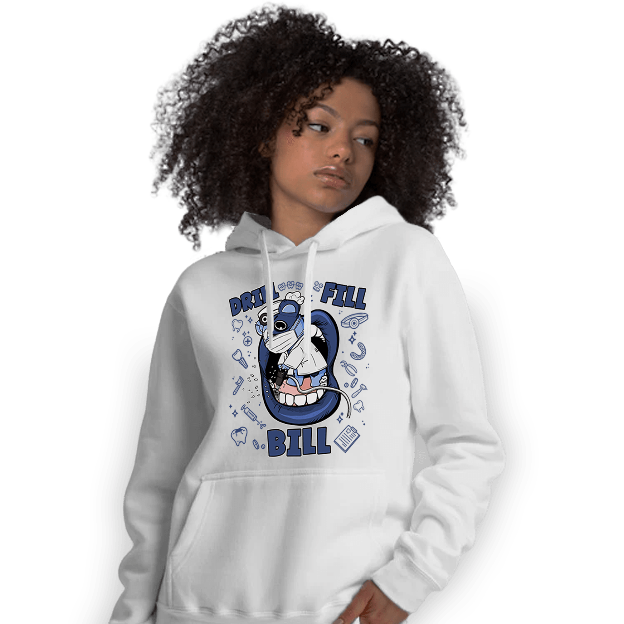 Midnight Navy 5s Hoodie Match BER The Dentist - NastyJamz