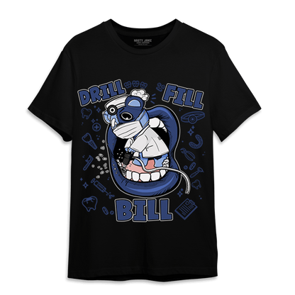 Midnight Navy 5s T Shirt Match BER The Dentist - NastyJamz