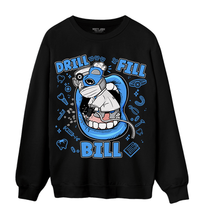 University Blue 5s Sweatshirt Match BER The Dentist - NastyJamz