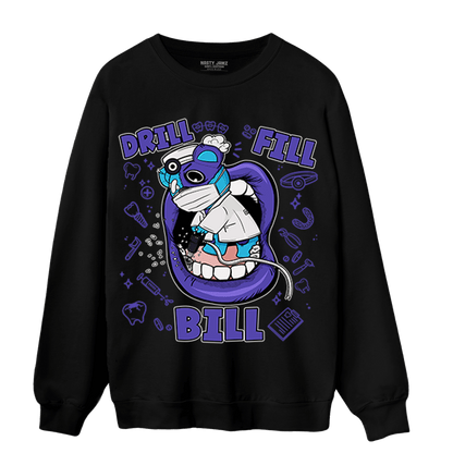 Aqua 6s Sweatshirt Match BER The Dentist - NastyJamz