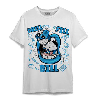 Powder Blue 9s T Shirt Match BER The Dentist - NastyJamz