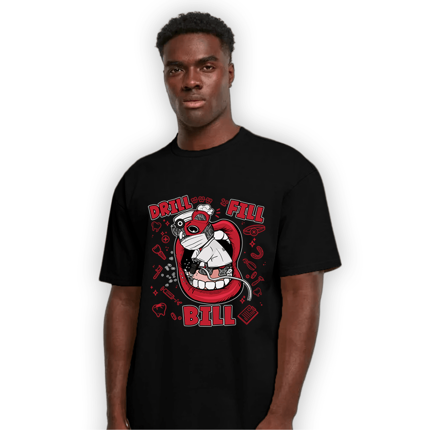 Spizike Low Bred T Shirt Match BER The Dentist - NastyJamz