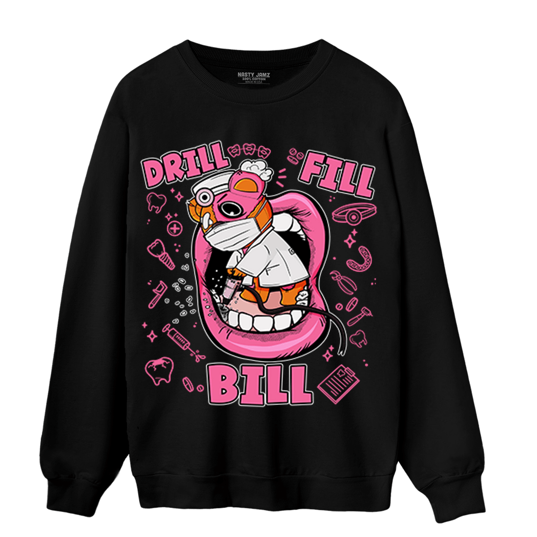 SB Dunk Blossom Sweatshirt Match BER The Dentist - NastyJamz