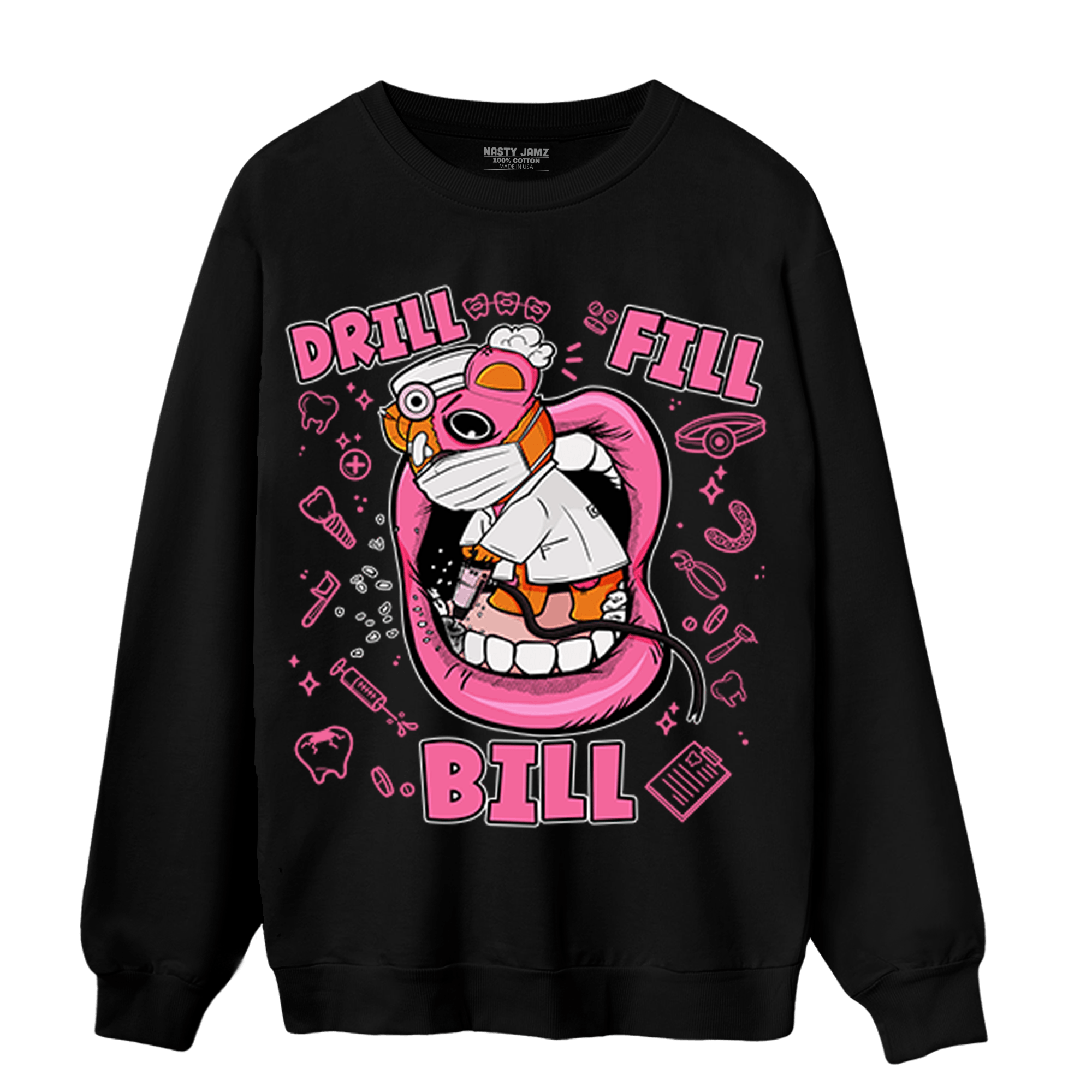 SB Dunk Blossom Sweatshirt Match BER The Dentist - NastyJamz