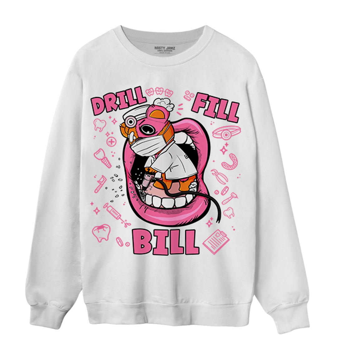 SB Dunk Blossom Sweatshirt Match BER The Dentist - NastyJamz
