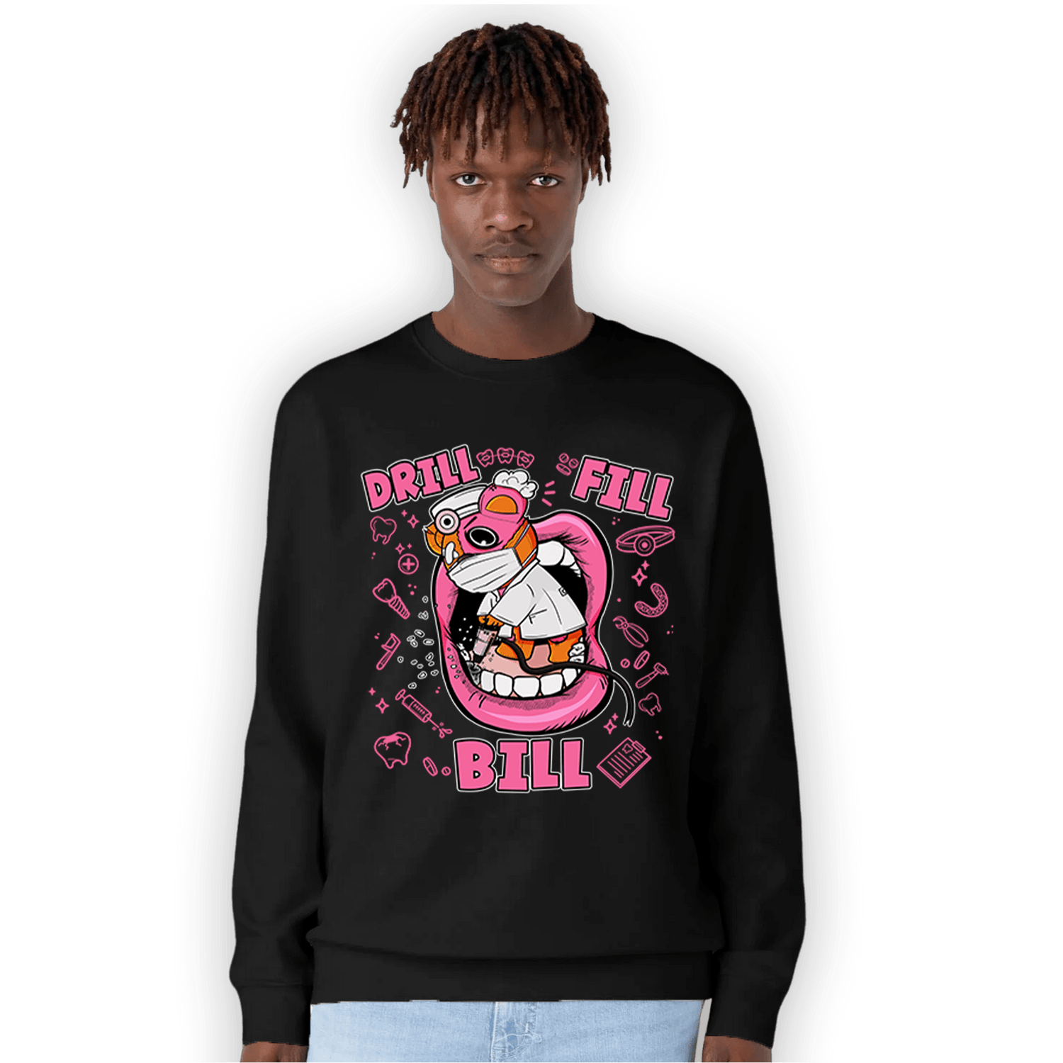 SB Dunk Blossom Sweatshirt Match BER The Dentist - NastyJamz