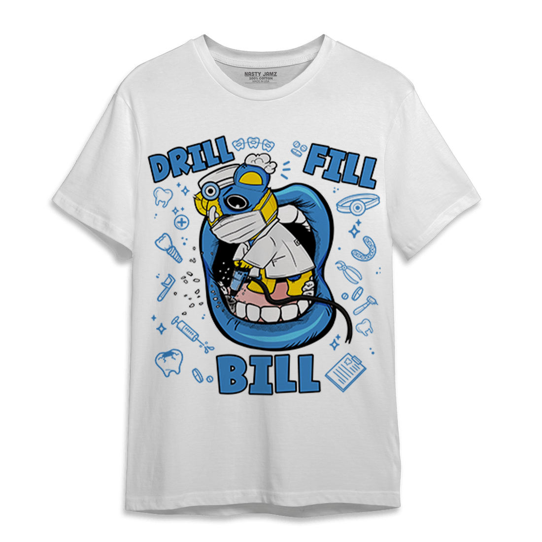 SB Dunk Bubbles T Shirt Match BER The Dentist - NastyJamz