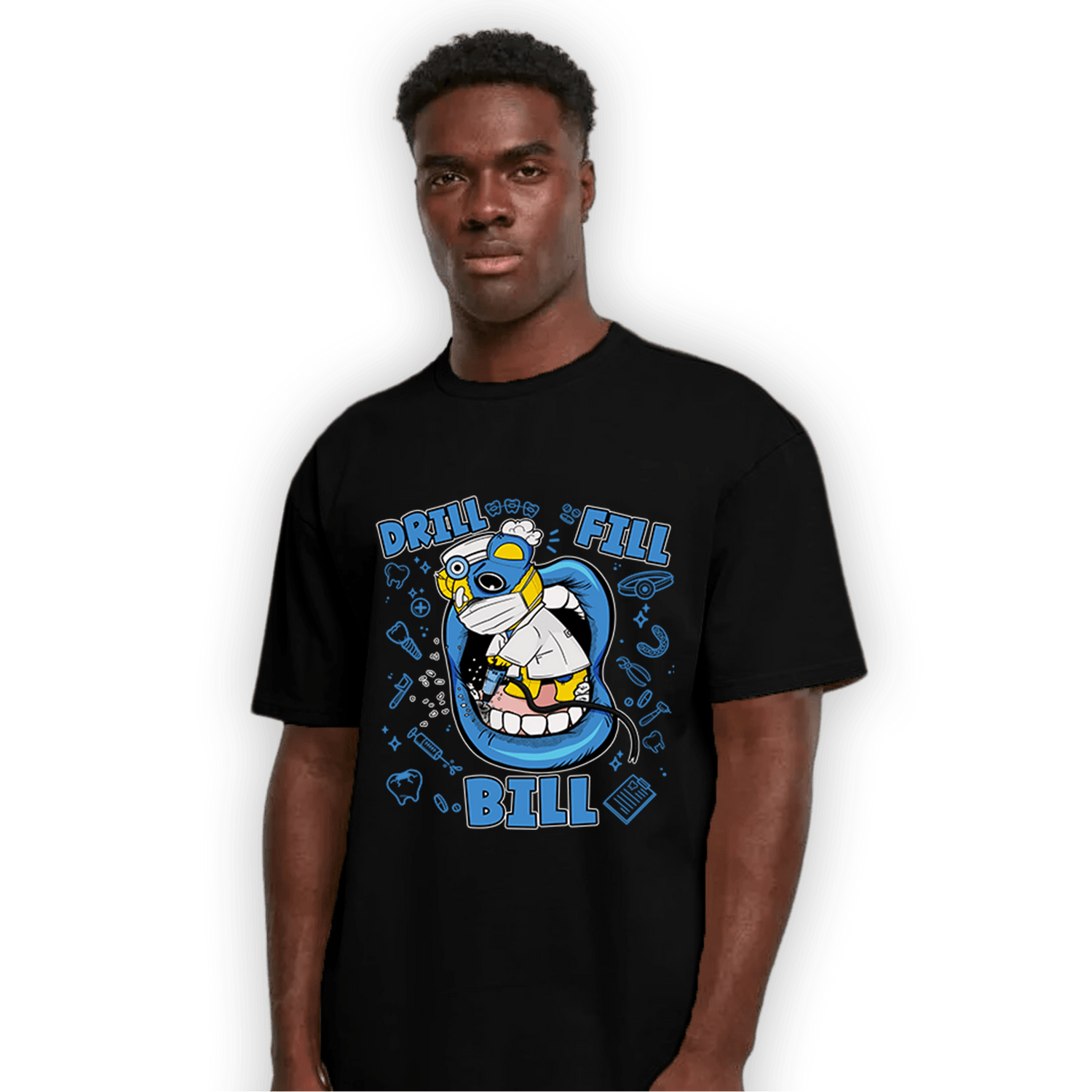 SB Dunk Bubbles T Shirt Match BER The Dentist - NastyJamz