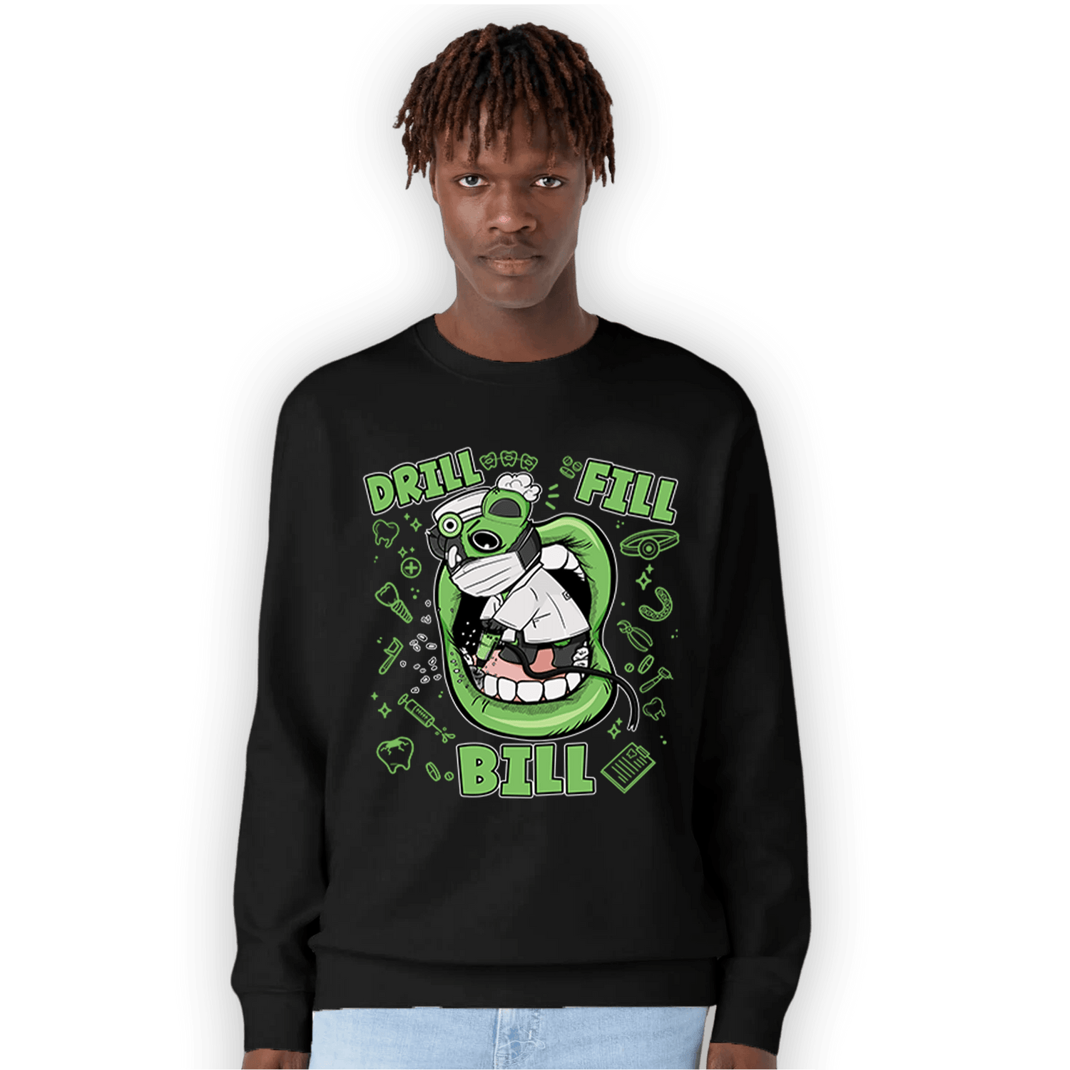 SB Dunk Buttercup Sweatshirt Match BER The Dentist - NastyJamz