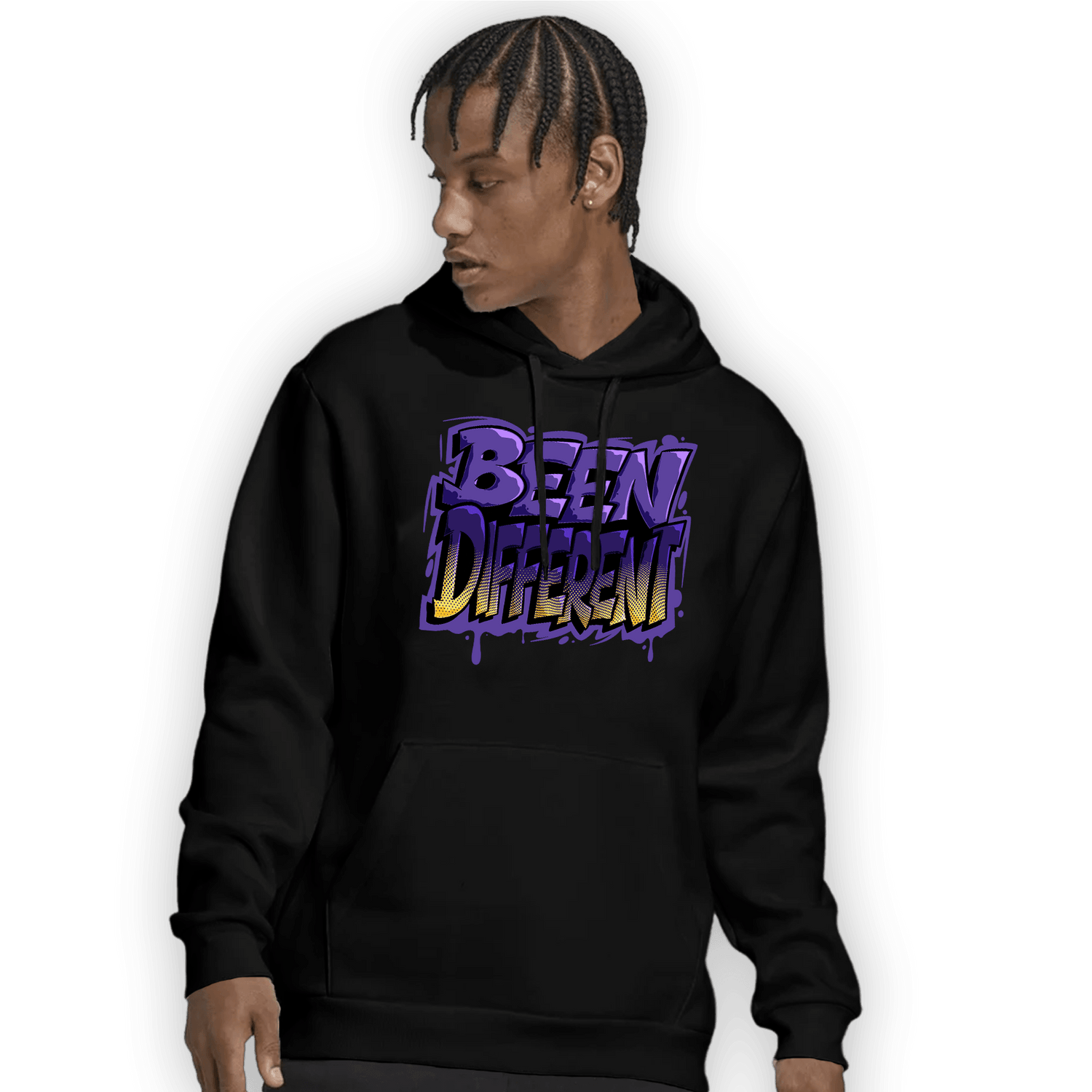 Field Purple 12s Hoodie Match Become Different - NastyJamz
