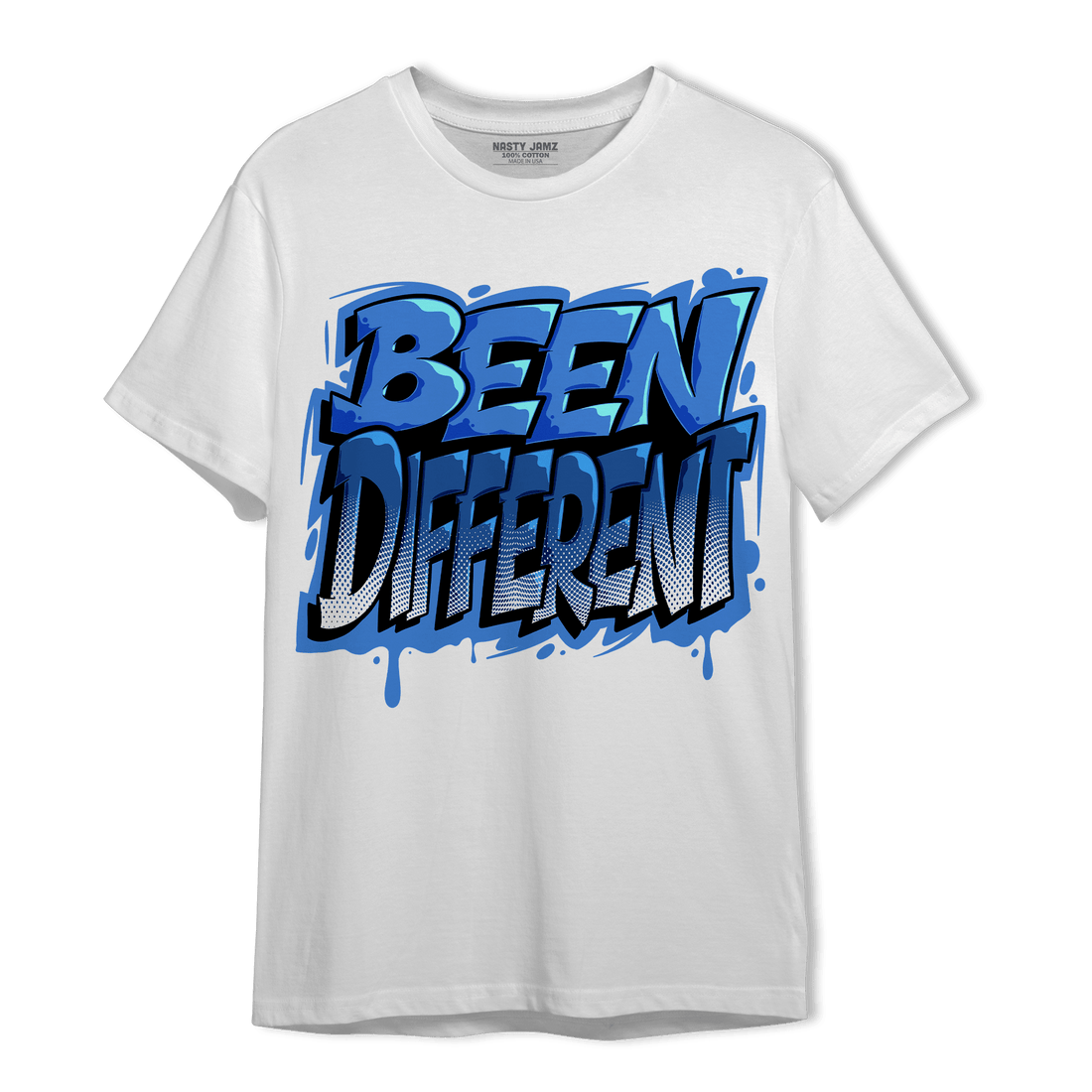University Blue Toe 1s T Shirt Match Become Different - NastyJamz